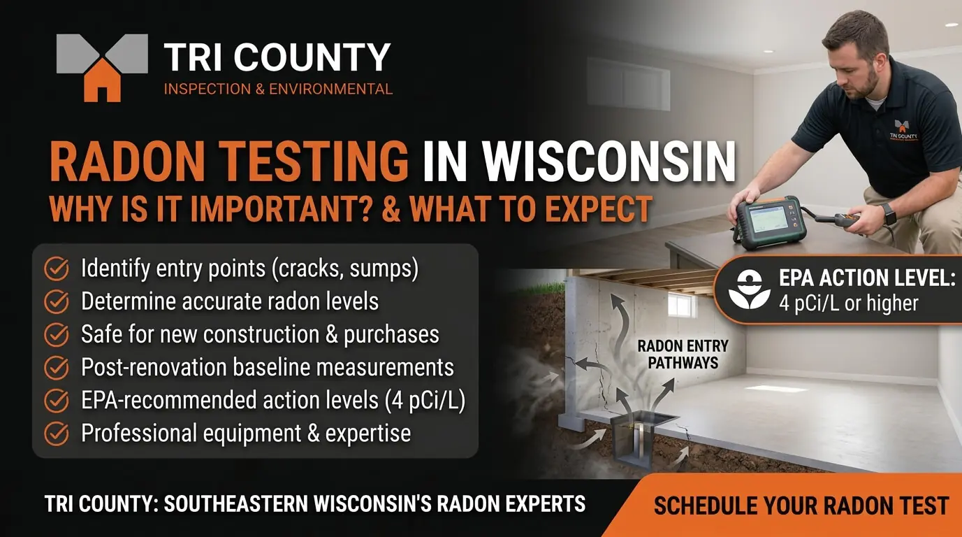radon testing Wisconsin
